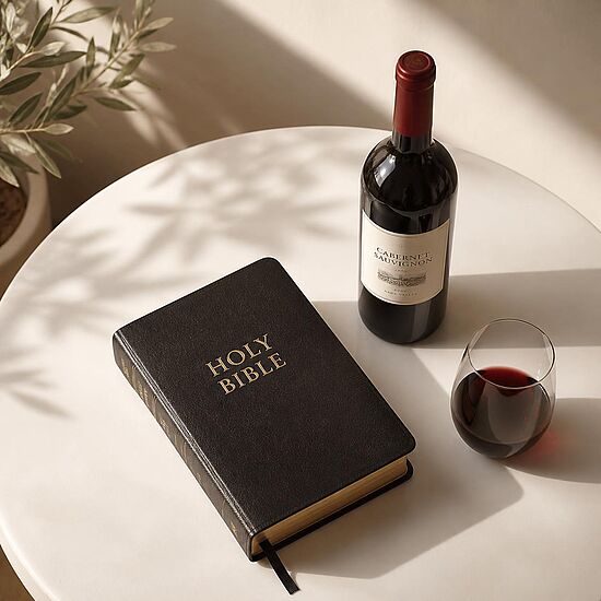 Bibel und Wein