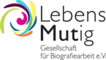 Logo von LebensMutig - ein buntes, farbenfrohes Bild