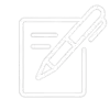  Schreiben/Bearbeiten-Symbol, zeigt ein Dokument mit einem darüber liegenden Stift oder Bleistift.